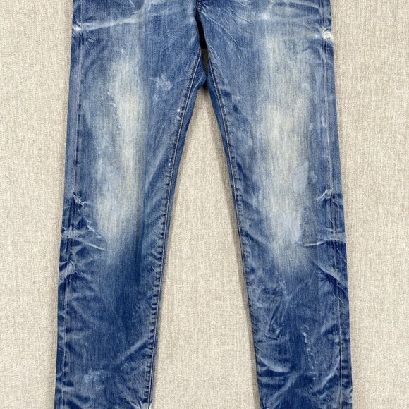 PRSP Jeans 30X33 Denim Slim Straight Rambler Cotton Portugual Button Fly - Picture 4 of 16